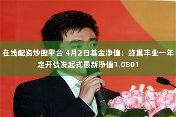 在线配资炒股平台 4月2日基金净值：蜂巢丰业一年定开债发起式最新净值1.0801